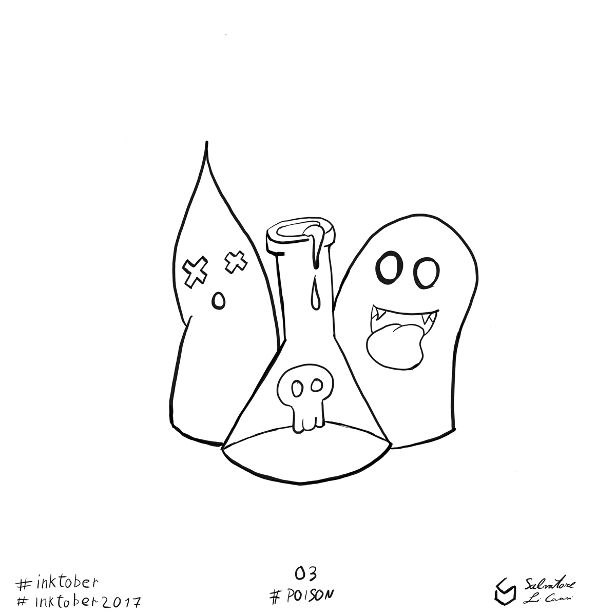 Inktober 2017 03 Poison