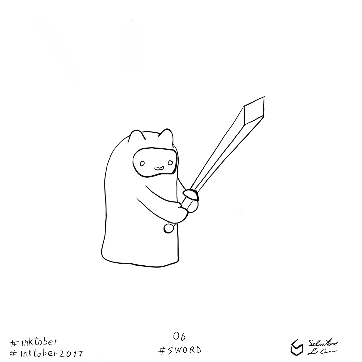 Inktober 2017 06 Sword