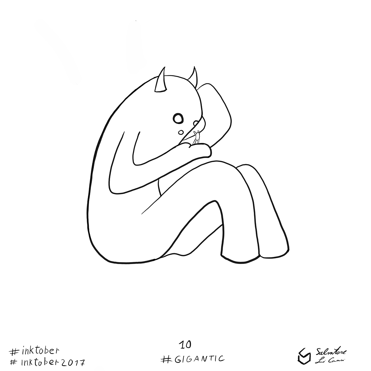 Inktober 2017 10 Gigantic