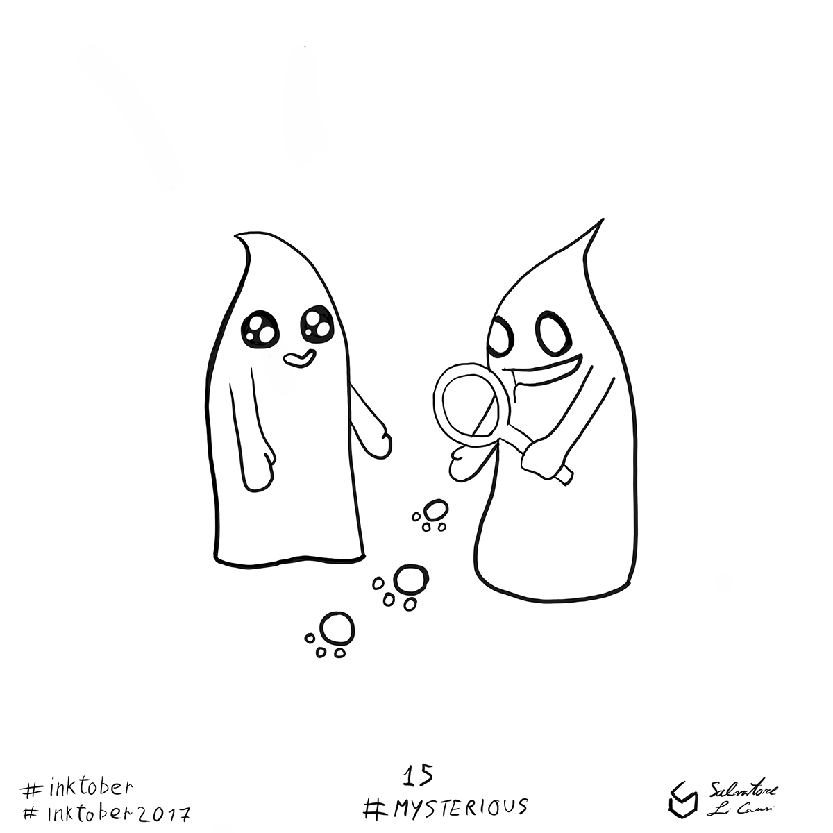 Inktober 2017 15 Mysterious