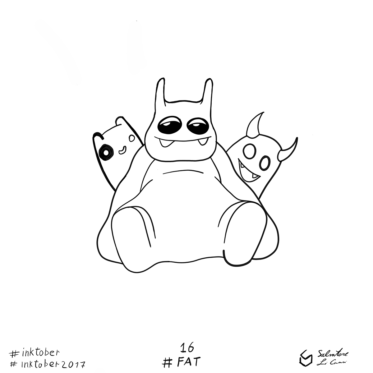 Inktober 2017 16 Fat