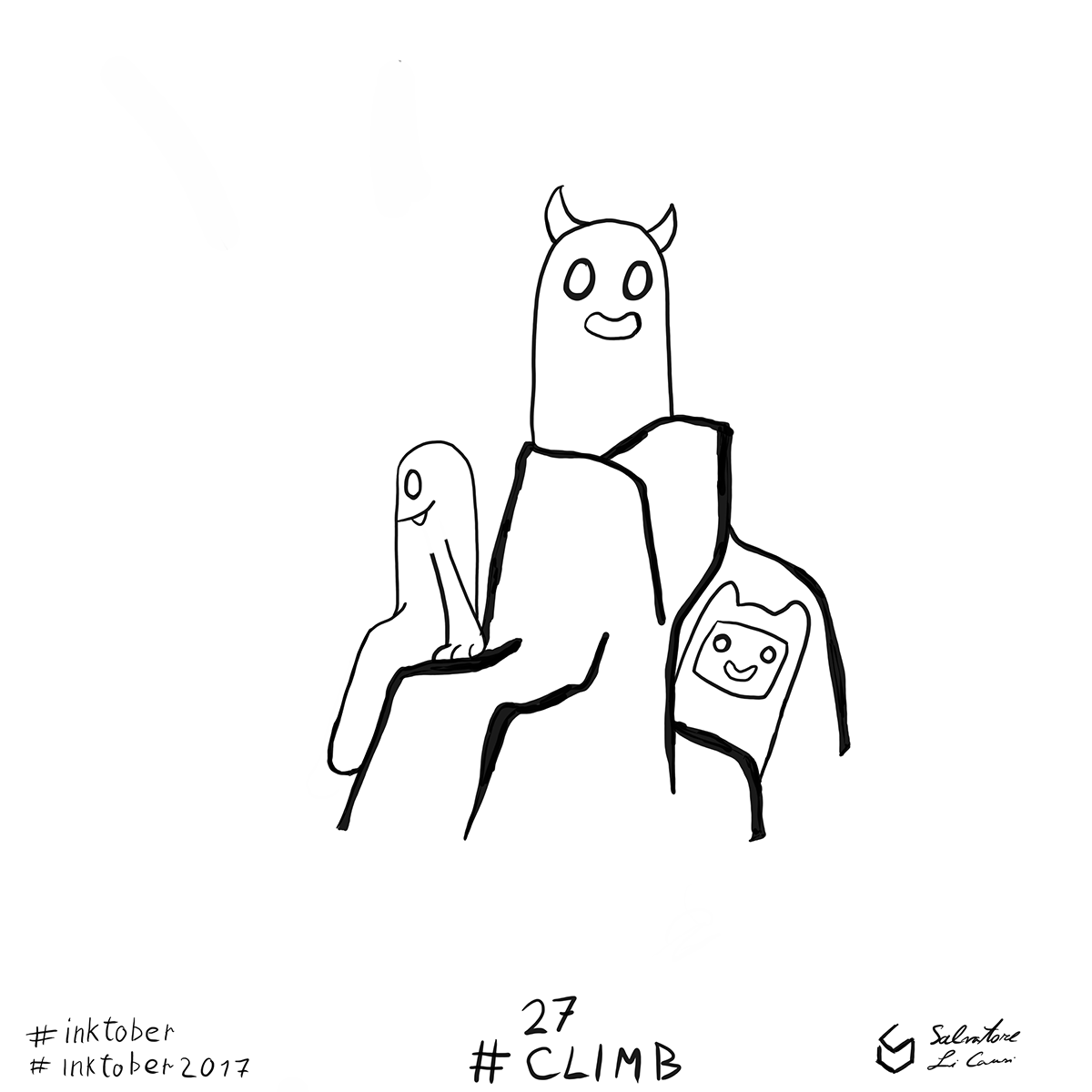 Inktober 2017 27 Climb