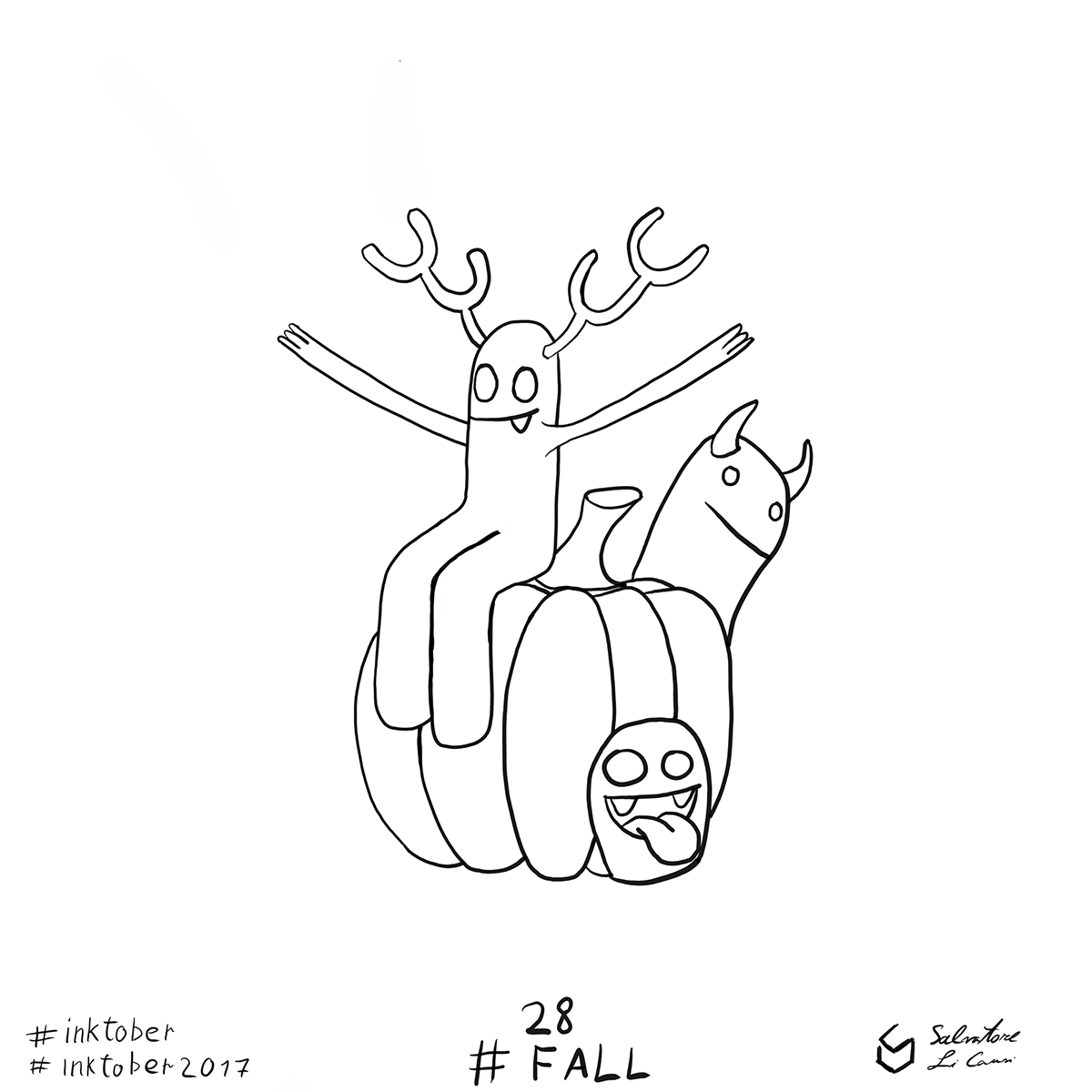 Inktober 2017 28 Fall